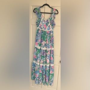 LILLY PULITZER MAXI DRESS lightly worn